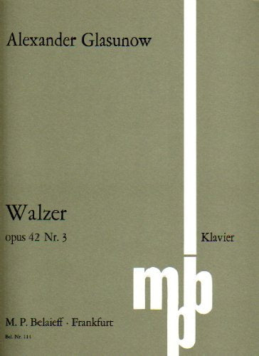 Walzer D-Dur op. 42/3 - BOOK book