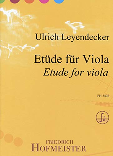 Etüde für Viola: Schwierigkeitsgrad 5 Sheet Music