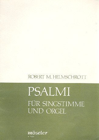 Psalmi: Mezzo-Sopran (Bariton) und Orgel. Sheet Music