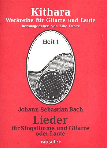 Lieder: 1. Singstimme und Gitarre (Laute). (Kithara, Band 1) Sheet Music