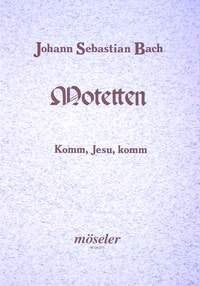 Komm, Jesu, komm: Motette. BWV 229. gemischter Chor (SATB/SATB); Basso continuo und/oder Instrumente ad libitum. Partitur. Sheet Music