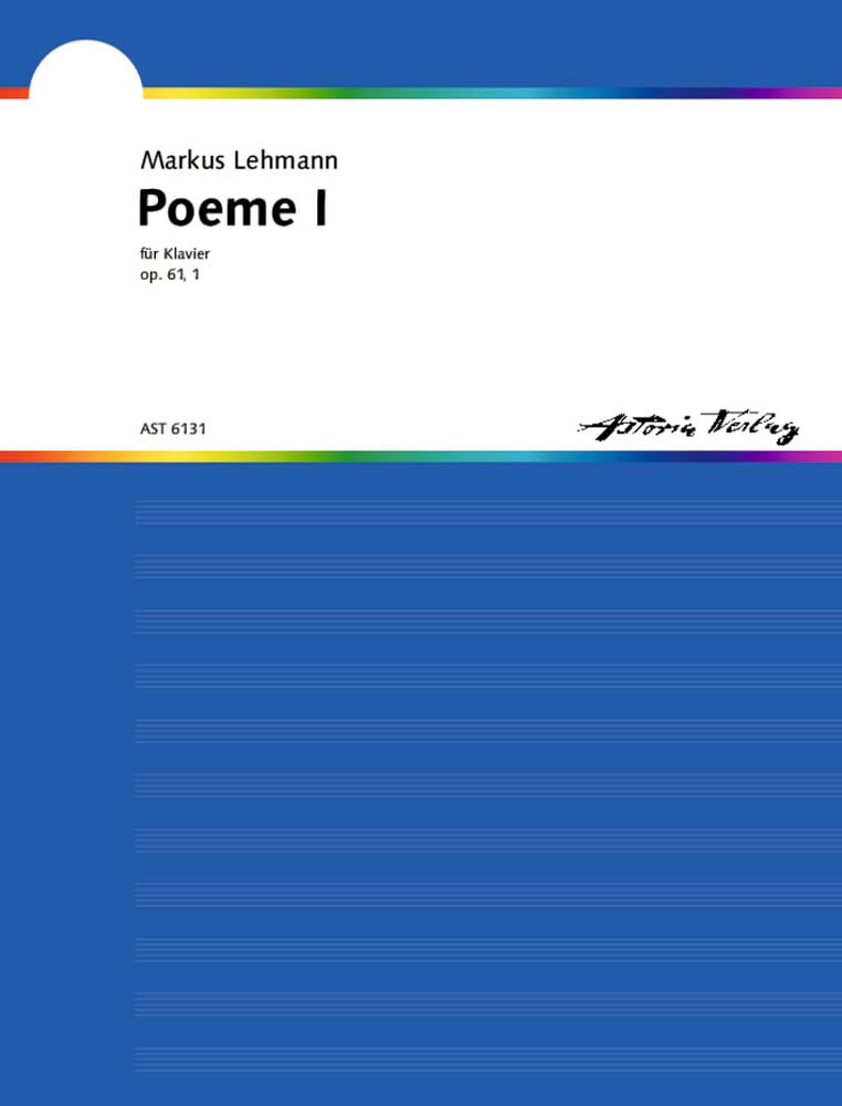 Poeme I: WV 61 Nr.1. piano. book