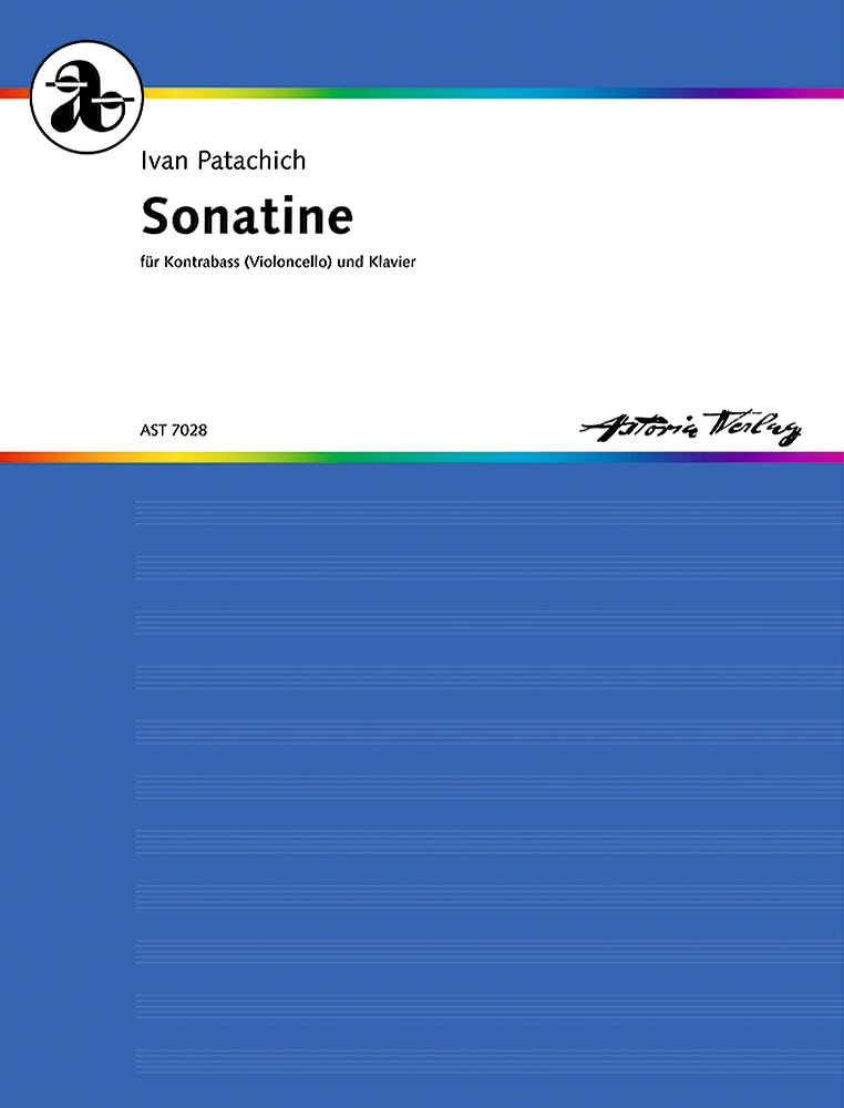 Sonatine: double bass (cello) and piano. book