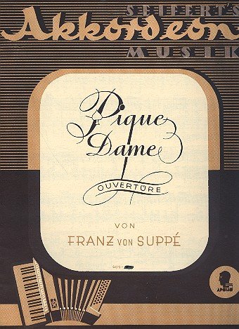 Pique Dame: Ouvertüre. Akkordeon. Sheet Music