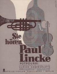 Sie hören Paul Lincke: Potpourri. Akkordeon. Sheet Music