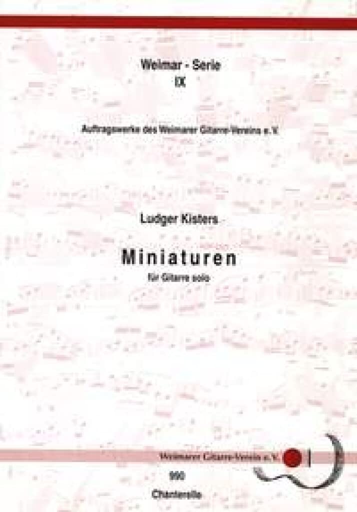 Miniaturen: IX. Gitarre. (Weimar-Serie) Sheet Music