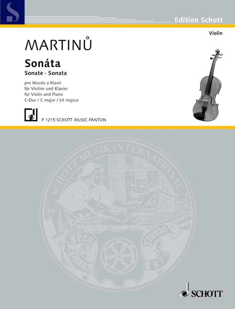 Sonate C-Dur: H 120. Violine und Klavier. (Edition Schott) Sheet Music
