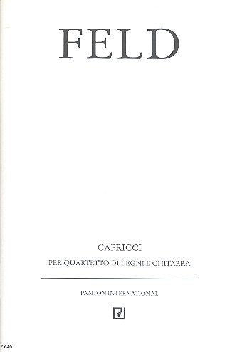 Capriccio: Bläserquartett und Gitarre. Partitur und Stimmen. Sheet Music
