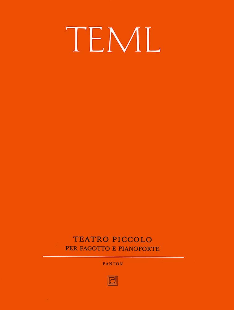 Teatro piccolo: Fagott und Klavier. Sheet Music
