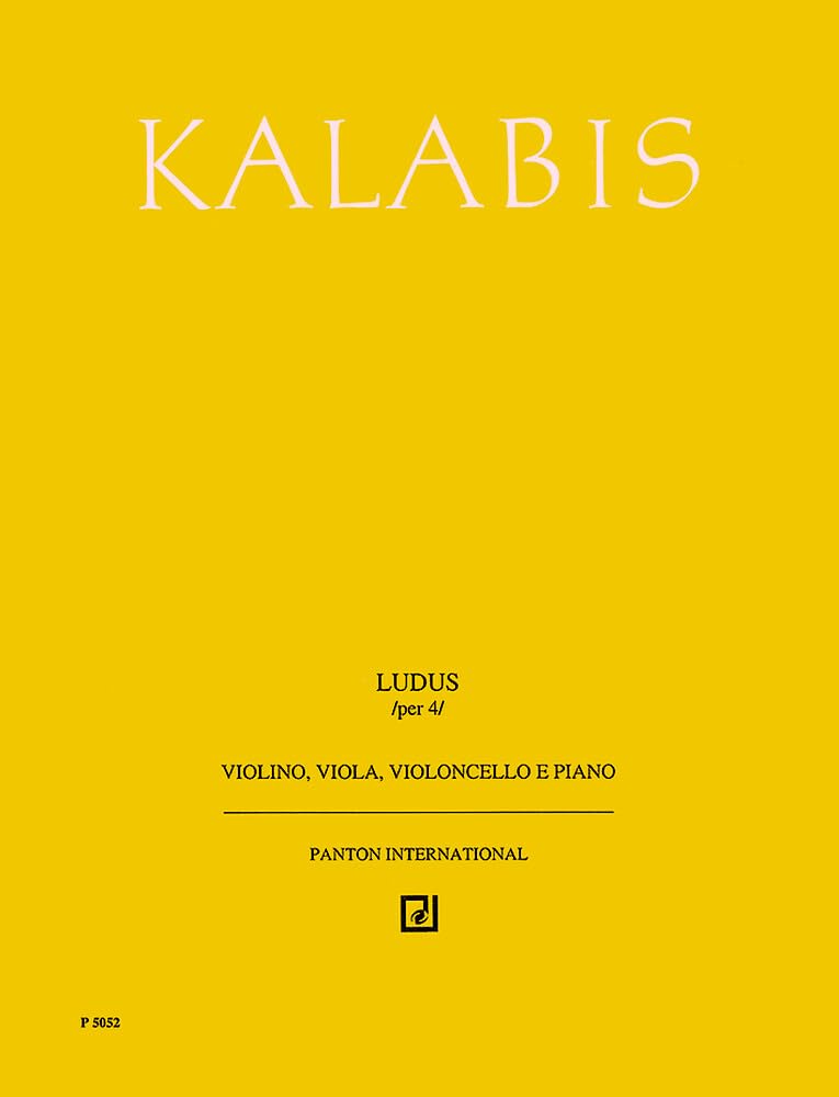 Ludus: op. 82. Klavierquartett. Partitur und Stimmen. Sheet Music