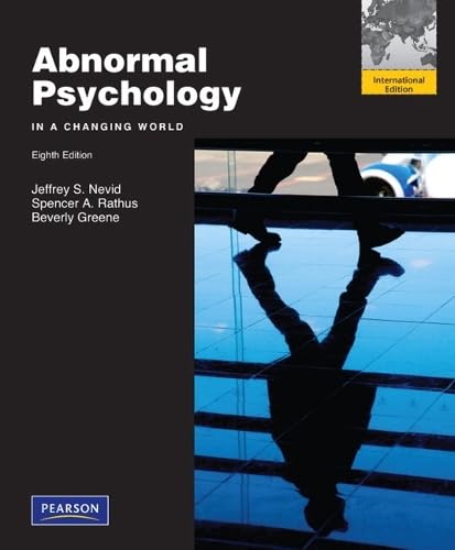 Abnormal Psychology in a Changing World: International Edition Medicine