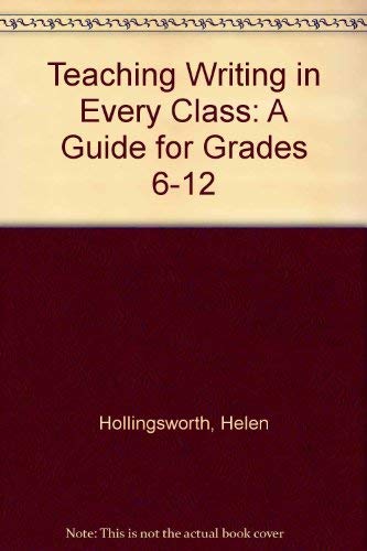 Teaching Writing in Every Class: A Guide for Grades 6-12 Contemporary literature