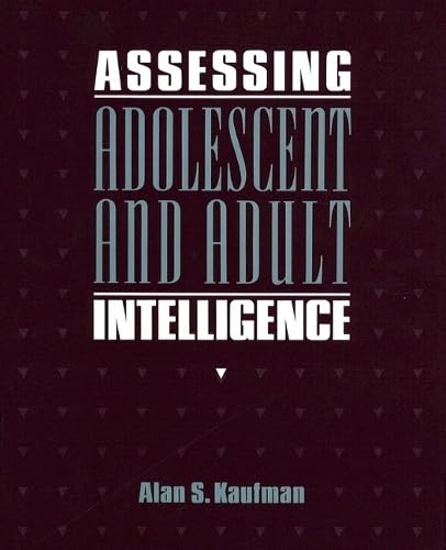 Assessing Adolescent and Adult Intelligence book
