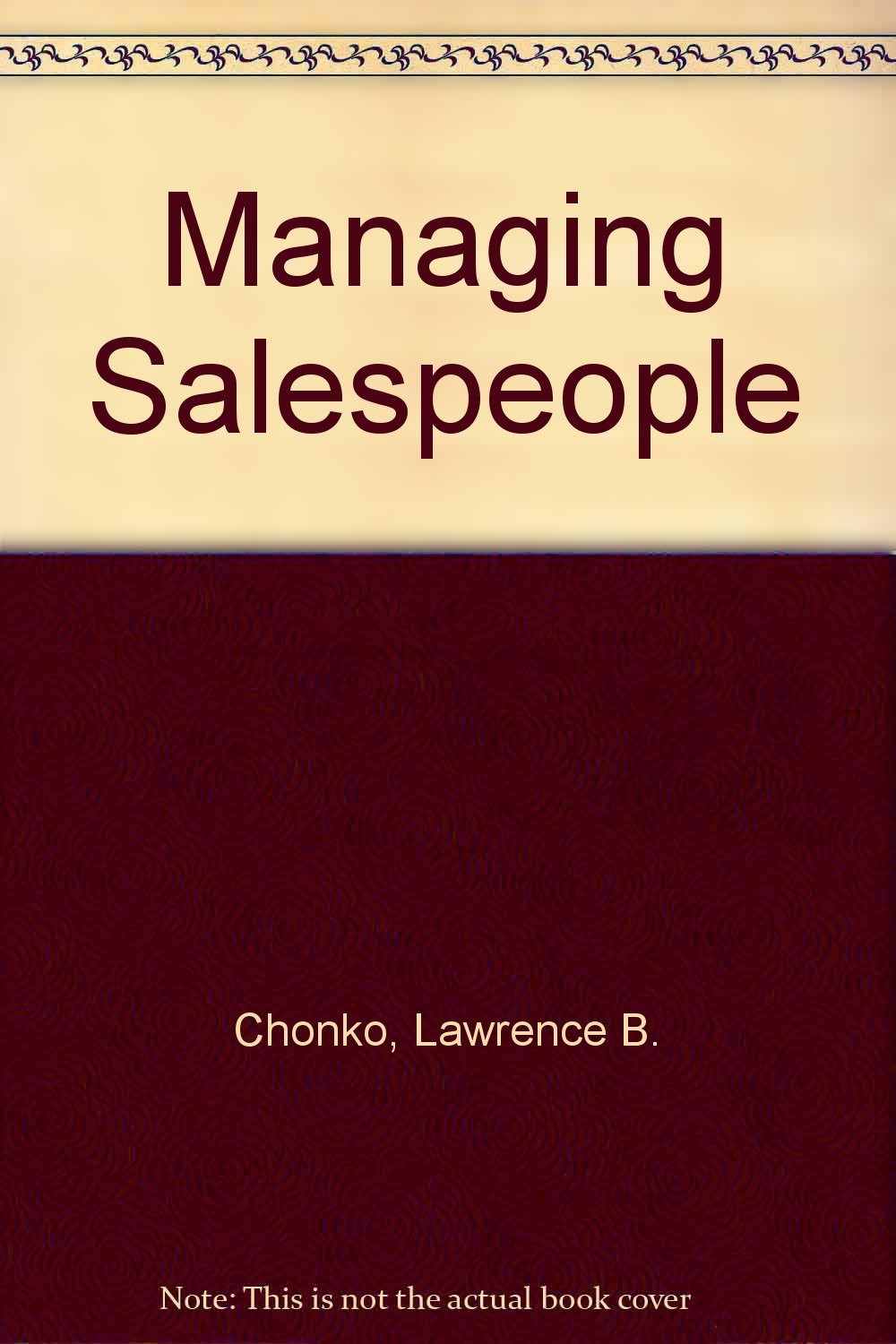 Managing Salespeople Business, Finance & Career