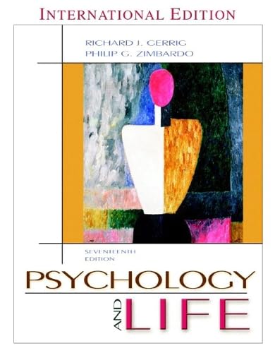 Psychology and Life (Book Alone): International Edition book