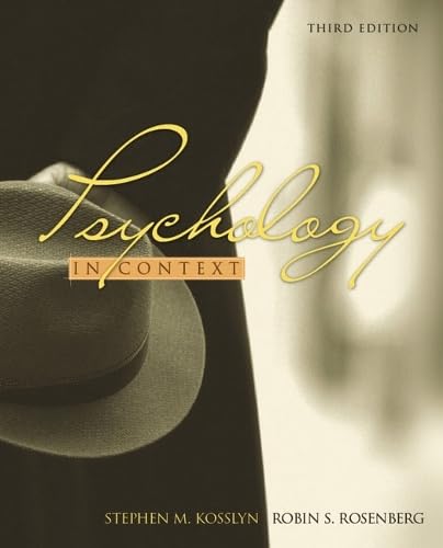 Psychology in Context: United States Edition Psychology