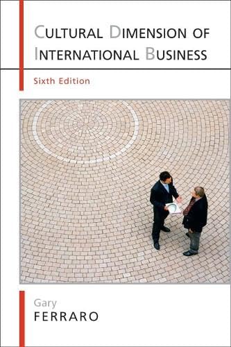 The Cultural Dimension of Global Business: United States Edition General education