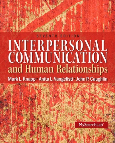Interpersonal Communication and Human Relationships Learning & Reference