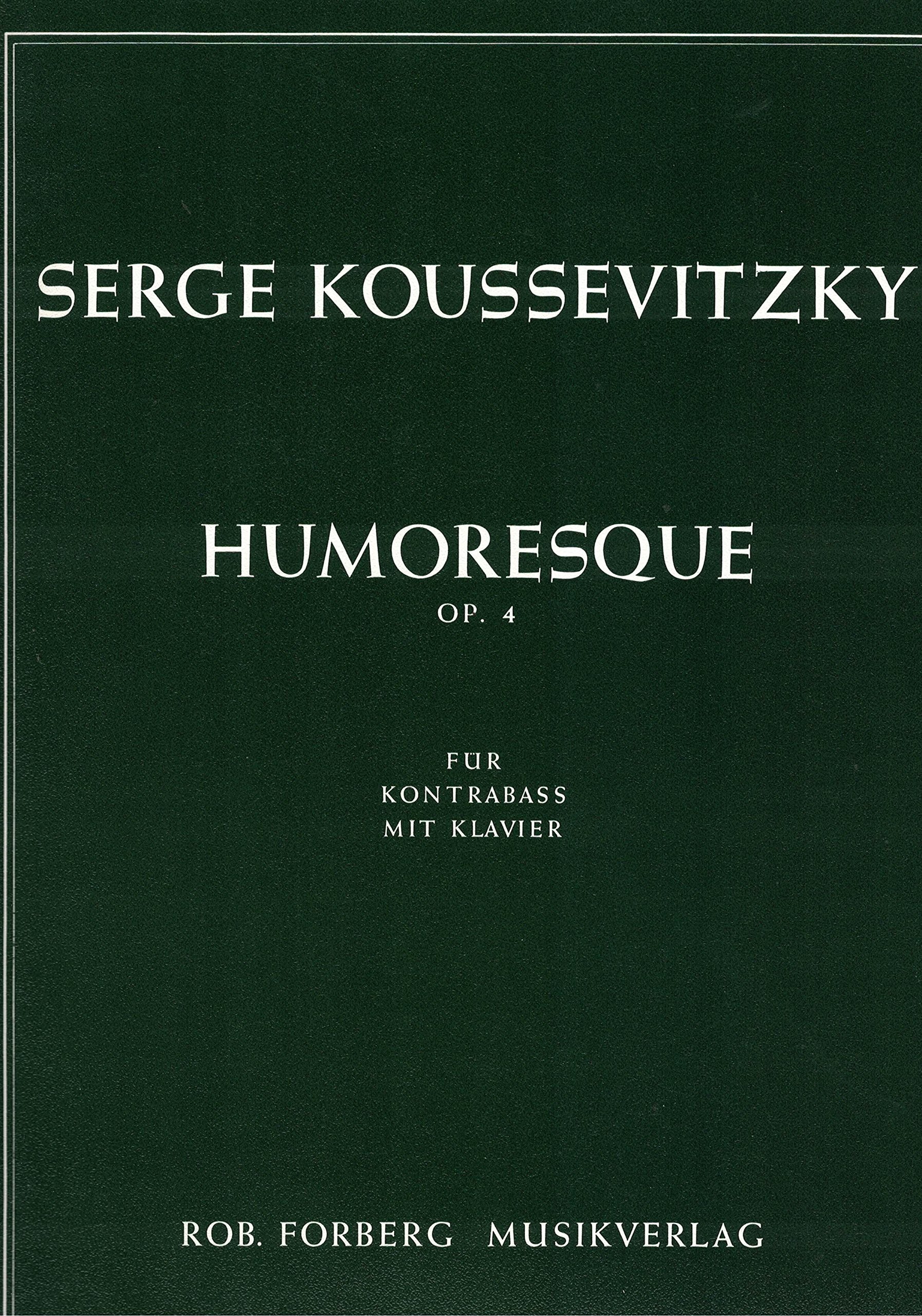 Humoresque, op.4 book