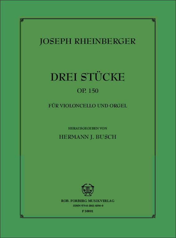 Drei Stücke (Abendlied, Pastorale, Elegie), op.150 book
