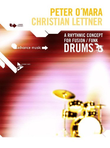 A rhythmic concept for funk-fusion drums batterie +cd book