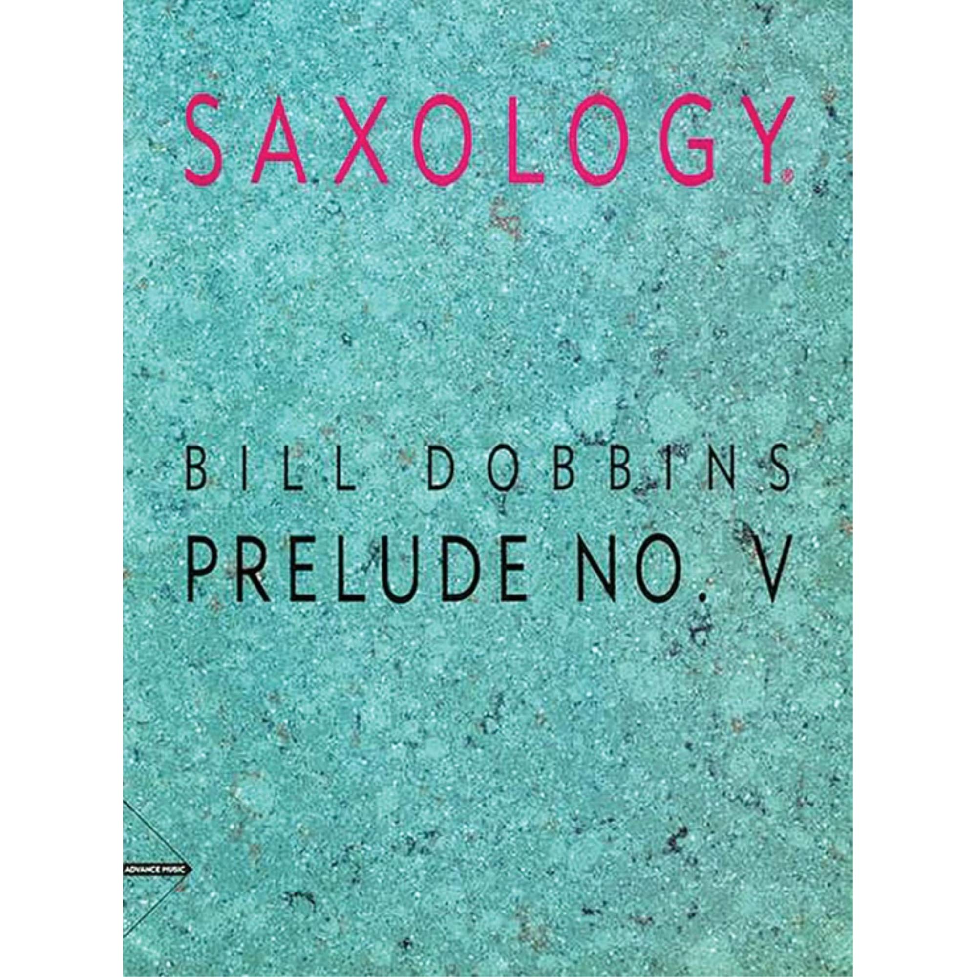 Prelude No. V: 5 saxophones (SATTBar). Partition et parties. book