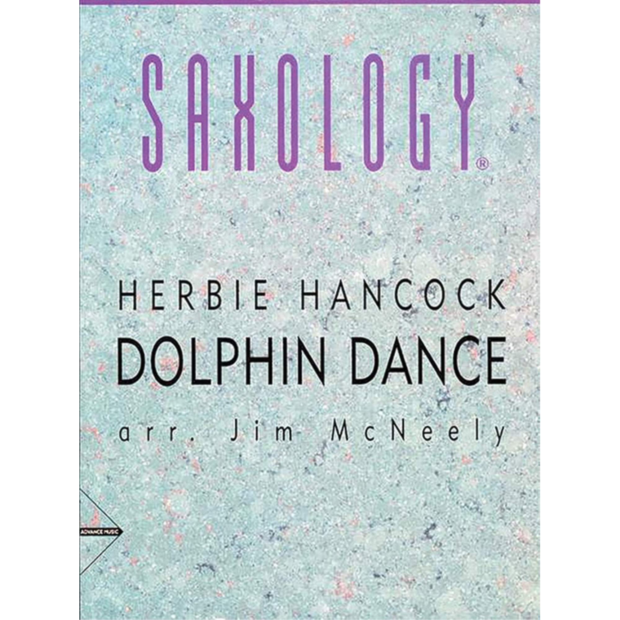 Dolphin Dance: 5 saxophones (SATTBar) with piano, guitar (ad lib), double bass, percussion. Partition et parties. book