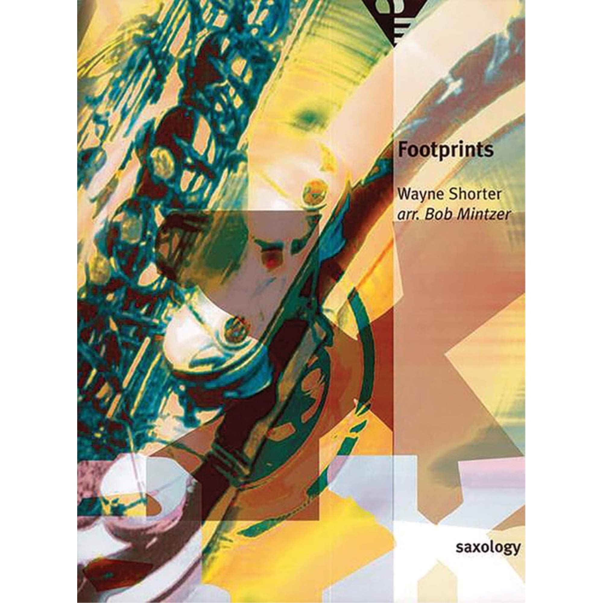 Footprints: 5 saxophones (SATTBar) with piano, guitar (ad lib), double bass, percussion. Partition et parties. book