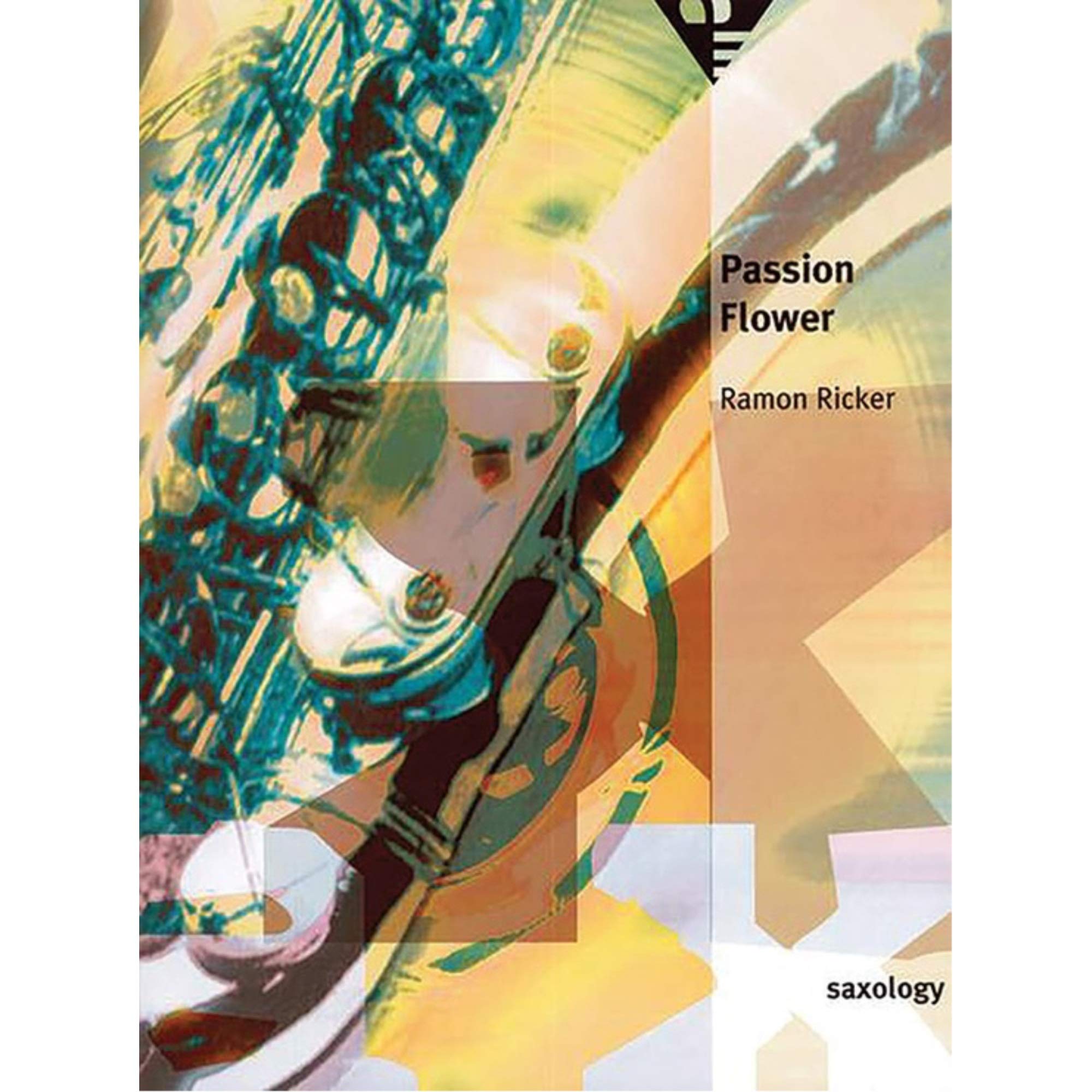 Passion Flower: Relaxed Jazz Waltz. 5 saxophones (AATTBar) with piano, guitar (ad lib), double bass, percussion. Partition et parties. book