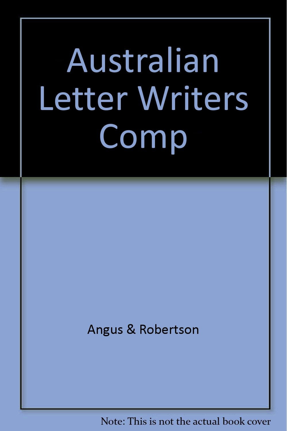 Australian Letter Writers Comp book