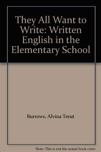 They All Want to Write: Written English in the Elementary School Contemporary literature