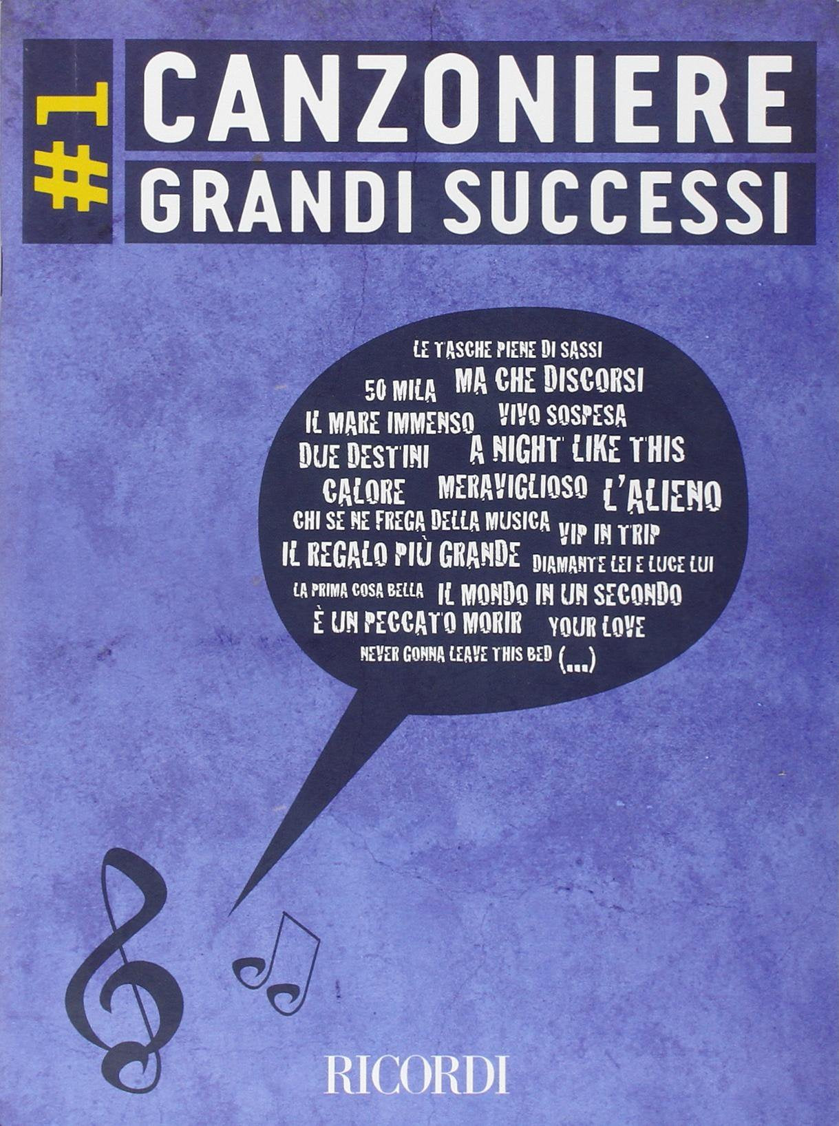 Canzoniere Grandi Successi 1 book