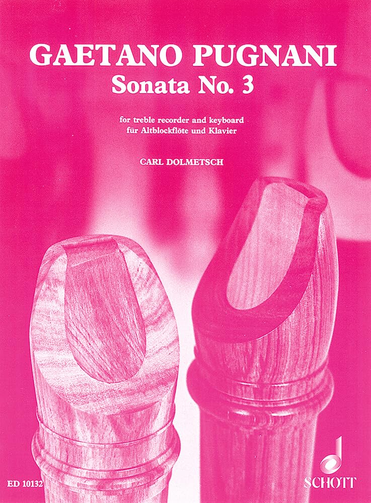 Sonata Nr. 3 F-Dur: Sopran- oder Alt-Blockflöte und Klavier (Cembalo). Sheet Music