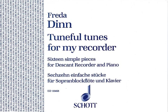 Tuneful Tunes for My Recorder: 16 einfache Stücke. Sopran-Blockflöte und Klavier. Arts & Music