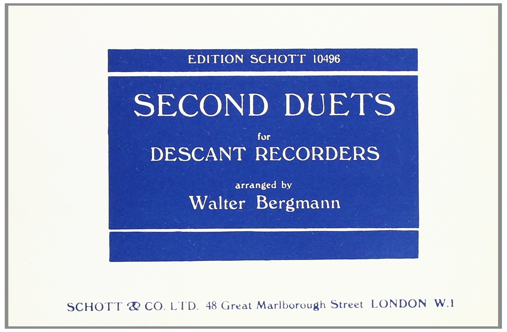 Second Duets: 1 oder 2 Sopran-Blockflöten. Spielpartitur. Arts & Music