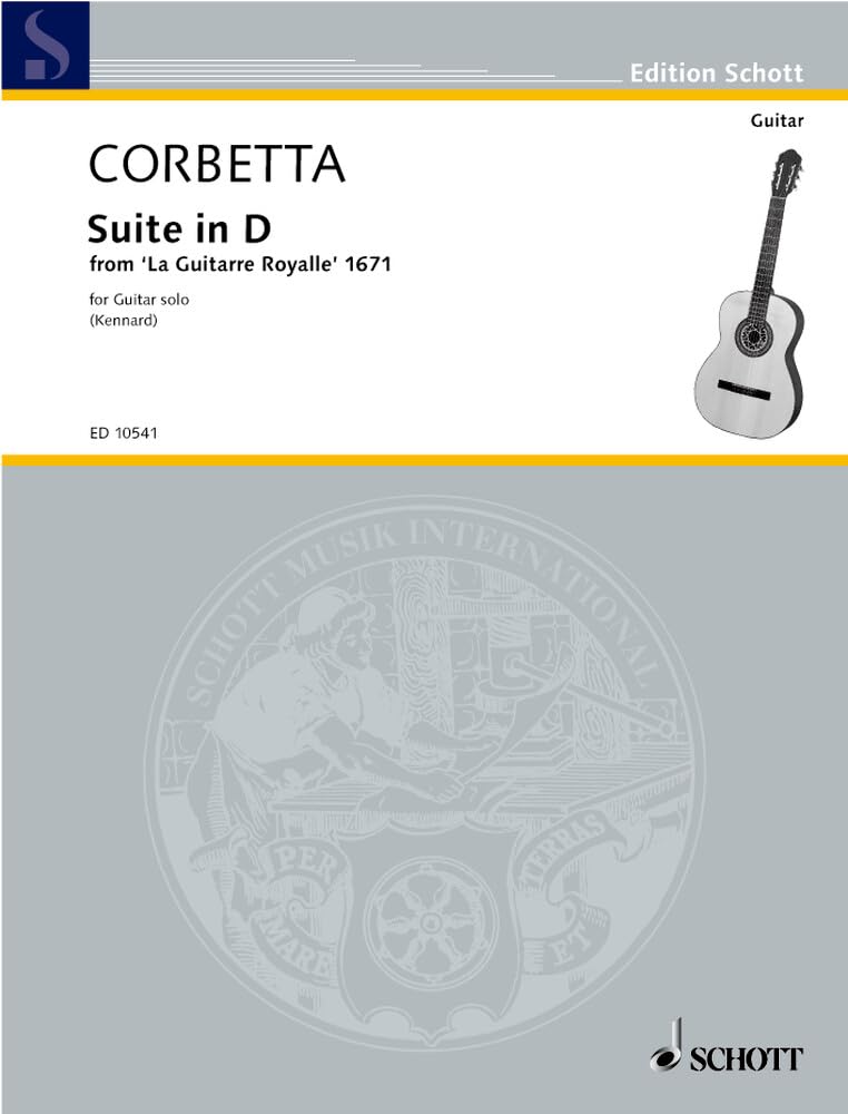 Suite in D: from "La Guitarre Royalle". guitar. book
