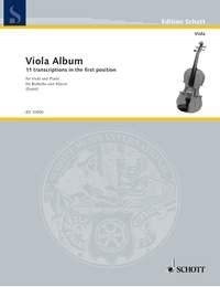 Viola Album: 11 transcriptions in the 1st postition. viola and piano. Sheet Music