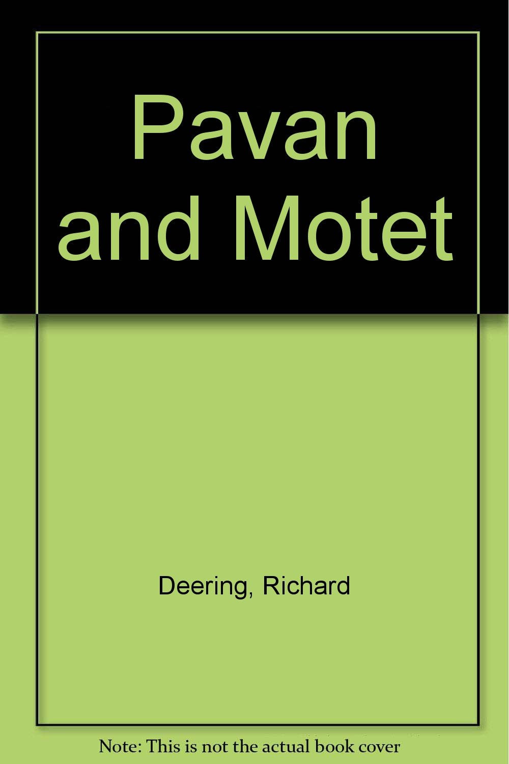 Pavan and Motet: 3 Blockflöten (SAT). Spielpartitur. Sheet Music