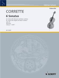 Les Délices de la Solitude: 6 Sonatas. op. 20. cello (bassoon) and basso continuo. Sheet Music
