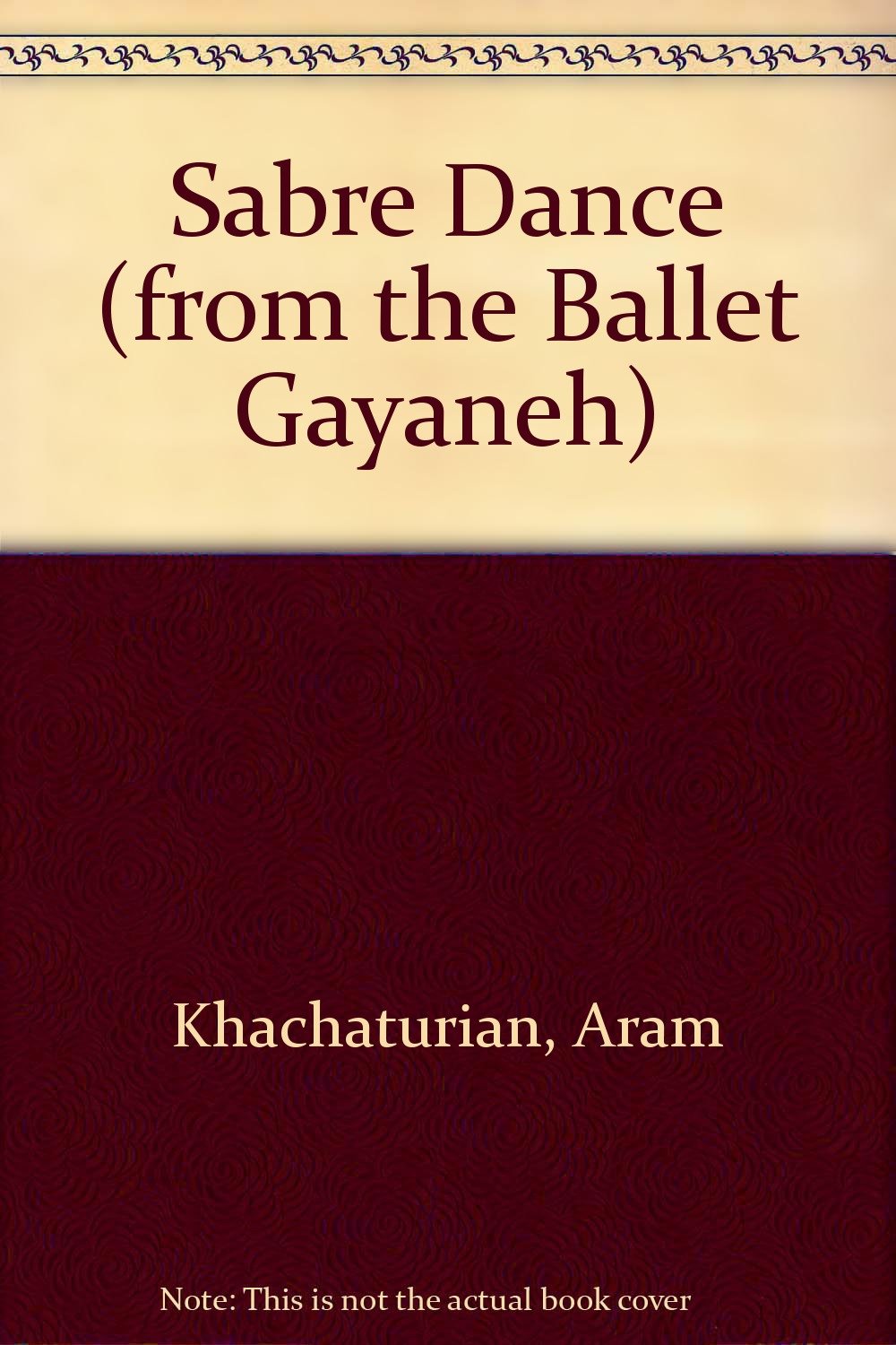 Sabre Dance: from the Ballet "Gayaneh". 3 recorders (SAT) and piano. book