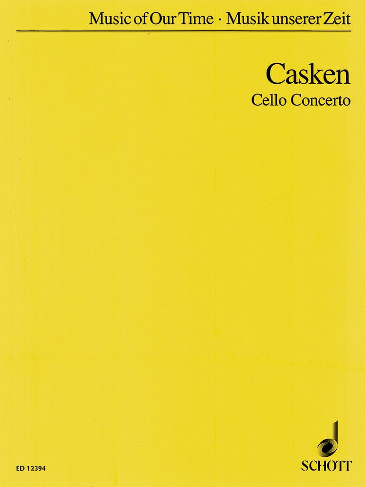 Cello Concerto: Violoncello und Orchester. Studienpartitur. (Musik unserer Zeit) Arts & Music