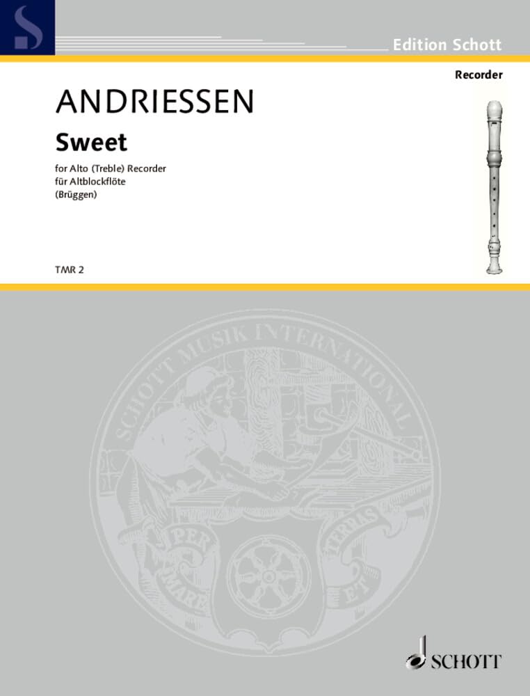 Sweet: Alt-Blockflöte. (The Modern Recorder Series) Sheet Music
