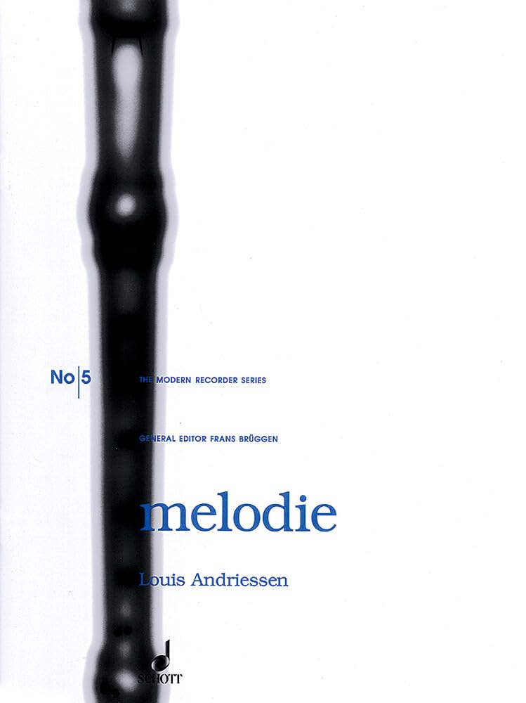 Melodie: Alt-Blockflöte (oder andere Flöten) und Klavier. (The Modern Recorder Series) Sheet Music