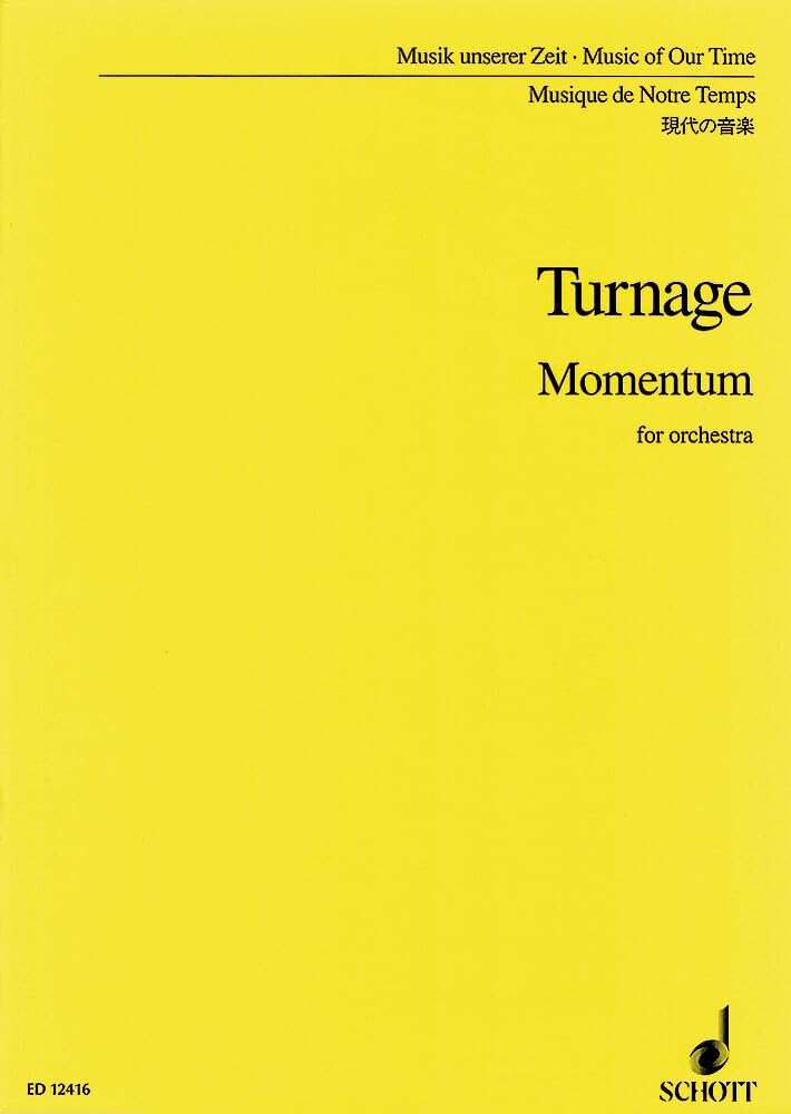 Momentum: for orchestra. Orchester. Studienpartitur. (Musik unserer Zeit) Sheet Music