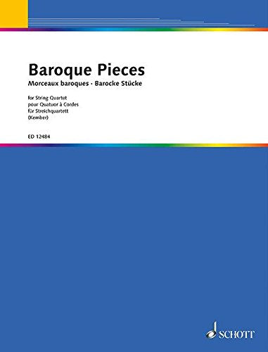 Barocke Stücke für Streichquartett: Streichquartett. Stimmensatz. Sheet Music