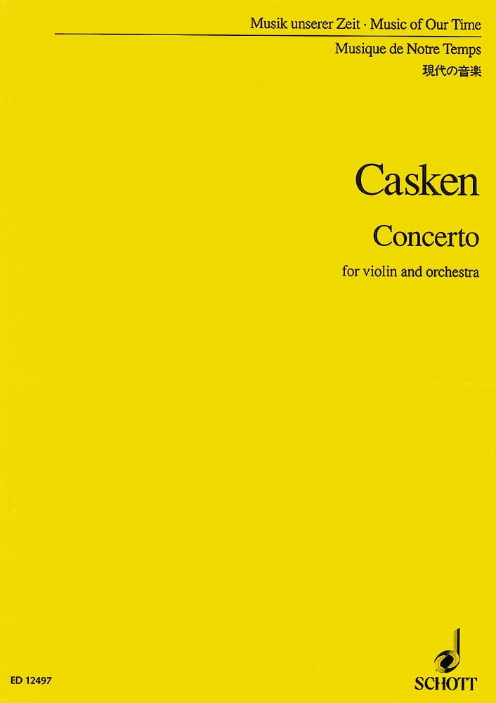 Violin Concerto: Violine und Orchester. Studienpartitur. (Musik unserer Zeit) Sheet Music
