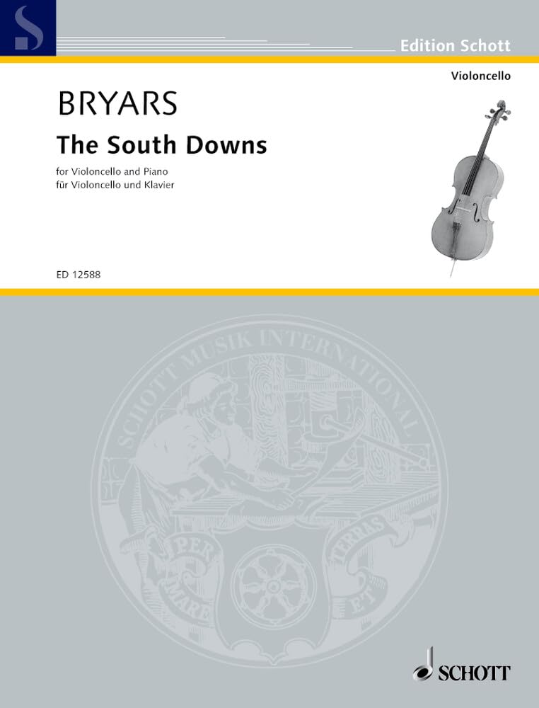 The South Downs: for cello and piano. Violoncello und Klavier. (Edition Schott) Arts & Music
