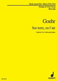 Sur terre, en l'air: Drei Stücke. op. 64. Viola und Klavier. Partitur und Stimme. (Musik unserer Zeit) Sheet Music