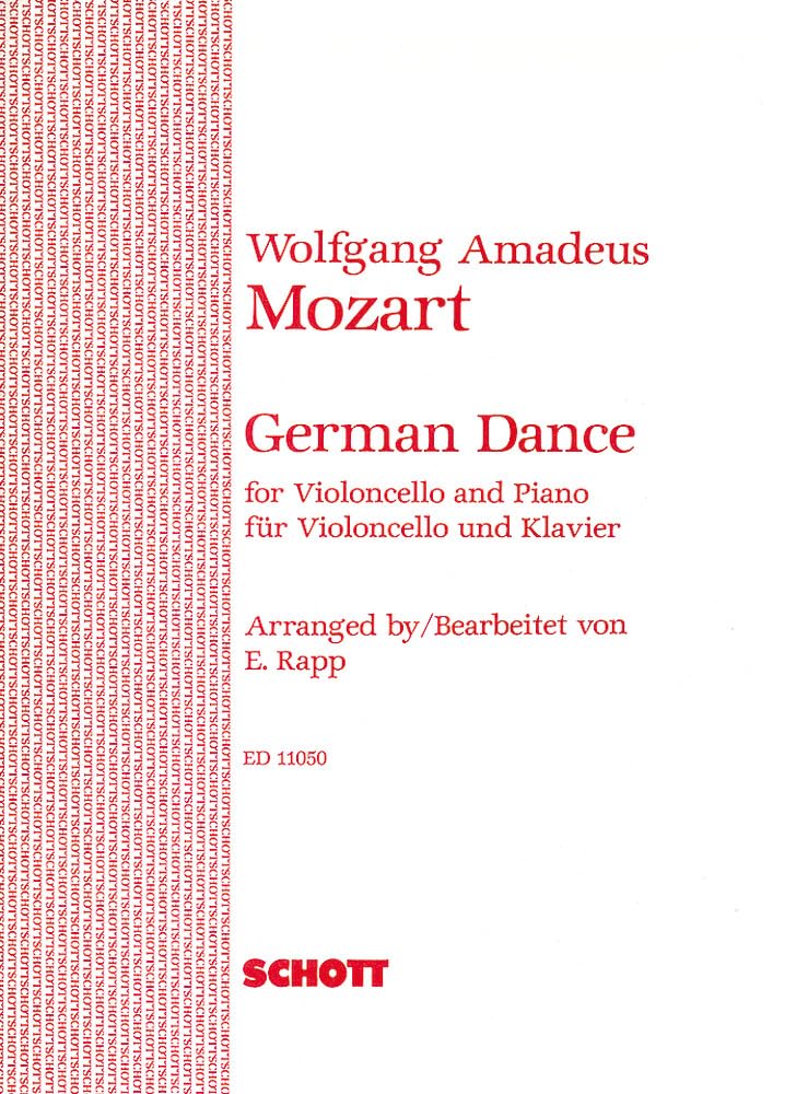 German Dance: cello and piano. book