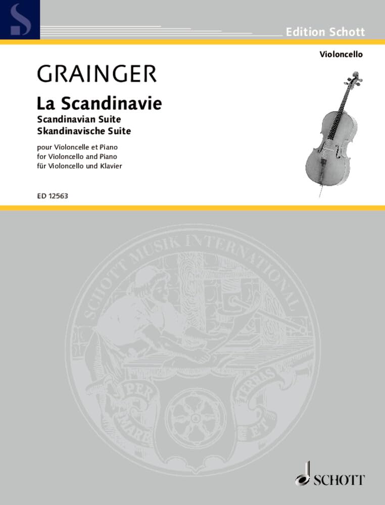 Skandinavische Suite: Violoncello und Klavier. (Edition Schott) Sheet Music